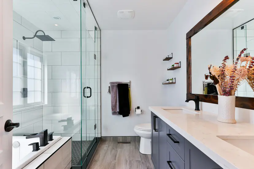 Ensemble douche à l'italienne